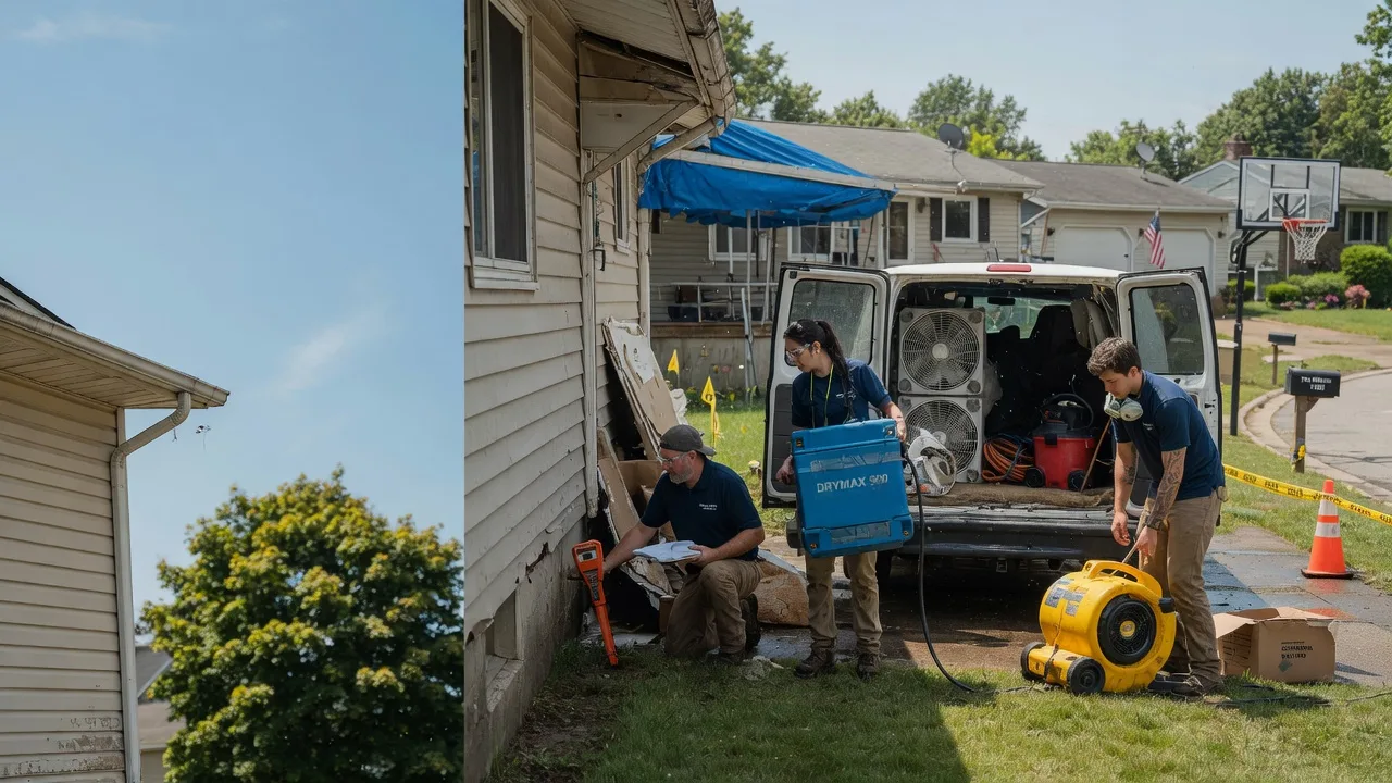 Ceiling Leak Cleanup in Hannawa Falls, NY near me